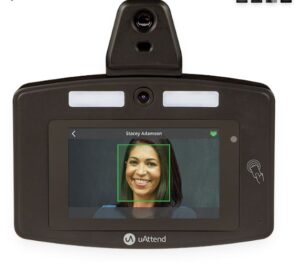 DR2500 Touch-Free Voice Control and Facial Recognition Time Clock with *Temperature Reader