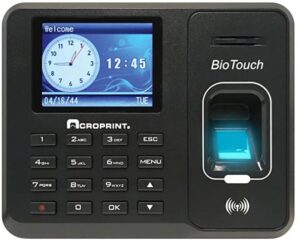 BioTouch Self-Contained Automatic Biometric Fingerprint/Proximity Time Clock